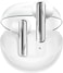 QCY AilyBuds Clear Bluetooth Earphones, HiFi TWS Wireless Earbuds, 4 Mics ENC Clear Call, Low Latency Mode, 10-Min Quick Charge, Semi in-Ear Comfortable Fit, White