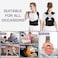 Posture Corrector, Posture Trainer for Women Men, Adjustable Back Straightener, Breathable Shoulder Strap, Back Support for Back, Neck and Shoulder (M)