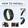 WHOOP 5.0 Life/MG Ultra-soft Nylon Sport Band Compatible Breathable, Durable &amp;amp; Secure Fit Strap NOT for Gen 17