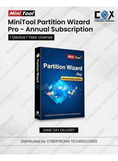 MiniTool Partition Wizard Pro Annual Subscription   1 Device for 1 Year   Digital License