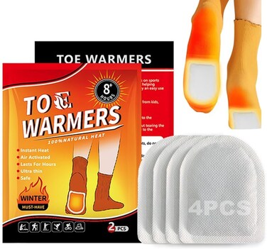 BananaHome Hand &amp; Foot Warmers-Disposable Heat Pad,Hot Hands Hand Warmers, Long Lasting Safe Natural Odorless Air Activated Warmers,Perfect for Camping,Outdoor Skiing,Travel