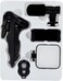 YALLABUYIT Vlogging Kit- iPhone/Android Compatible Vlogging Kit Phone Video Kit Accessories: Phone Tripod, Phone Mount, LED Light and Cellphone