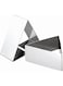 Ibili Pastry Ring Triangle Shape 8x4,5 cm of Stainless Steel, Silver, 8 x 4.5 cm