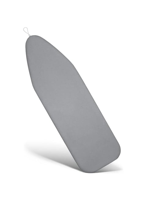 Duwee 15 x54inch Heat Resistance Ironing Board Cover Durable Felt Material Padding Standard Size Multi-Color Choices, with Elastic Cord, Easily Handle and Fits Board Beautifully (Silver)