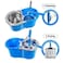 HYX Spin Mop Bucket System, 360 Spin Mop &amp; Bucket Floor Cleaning Stainless Steel Mop Bucket With 2 Microfiber Replacement Head Refills