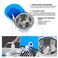 HYX Spin Mop Bucket System, 360 Spin Mop &amp; Bucket Floor Cleaning Stainless Steel Mop Bucket With 2 Microfiber Replacement Head Refills