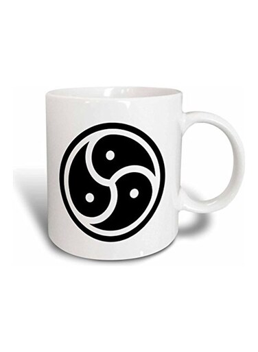 Bsdm Symbol Printed Mug White/Black