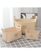 Foldable Felt Storage Basket with Handles-Set of 3 -Sturdy Home&amp;Office Organizer S,M,L for Books ,Toys , Snacks and Clothes - Engage Kids in Organizing with Ease (Beige 1 bear)