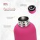ZeroSpace Stainless Steel Water Bottle, 750ml Insulated Water Bottle for Kids School, Double Wall Water Thermos Flask for Hot &amp; Cold Drinks, Sports Hot Water Bottle (Dark Pink)