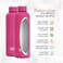 ZeroSpace Stainless Steel Water Bottle, 750ml Insulated Water Bottle for Kids School, Double Wall Water Thermos Flask for Hot &amp; Cold Drinks, Sports Hot Water Bottle (Dark Pink)