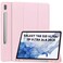 ZOOMEE Case for Samsung Galaxy Tab S10 Ultra/Tab S9 Ultra 14.6-Inch, Translucent Back Tri-Fold Stand Protective Tablet Cover, Support S Pen Charging, Auto Wake/Sleep