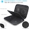 Lacdo Hard Tablet Sleeve Carrying Case for 11 inch iPad A16   11 inch iPad Pro M5 M4   11 inch iPad Air M3 M2   10.9" iPad   10.2" iPad   10.9" IPad Air, Galaxy Tab A9+ 11" Protective Bag  Gray