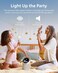 PHILIPS S2509 Portable Karaoke Machine,Party Bluetooth Speaker with 2 Karaoke Microphones,7 H Battery,Multi-Colored Light Modes with Display Screen,6 Vocal&hellip;