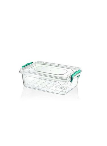 Life Rectangle Storage Box Transparent 1.2 Liters