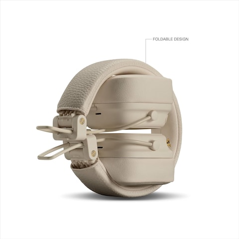 Marshall Major V Wireless On-Ear Headphones, Cream
