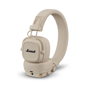 Marshall Major V Wireless On-Ear Headphones, Cream

