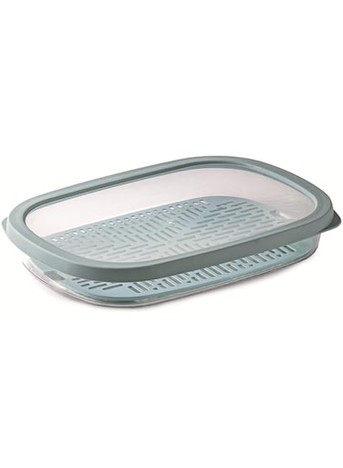 Snips   Aroma Saving Container - Aroma Slice Saver   1,50 Lt   Internal Grid   Airtight   28,5 x 20,5 x 4,5 cm  Made in Italy