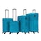 VIPTOUR VIPTOUR Set of 4 Light Weight Polyester Jacqard Trolley Luggage With Number Lock 20/24/28/32 Inches