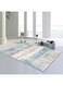 XMJAD Nordic Style Rug, Rectangle Printed Carpet, Non-Slip Washable Rug for Living Room Bedroom Coffee Table Doorway-C  80 - red, C