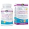 Nordic Naturals Complete Omega-D3 Omega 3 6 9 + Vitamin D3 Fish Oil Supplement Softgels - Lemon Flavour, Pack of 60's