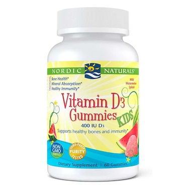 Nordic Naturals Kids Vitamin D3 400 IU Gummies 60's