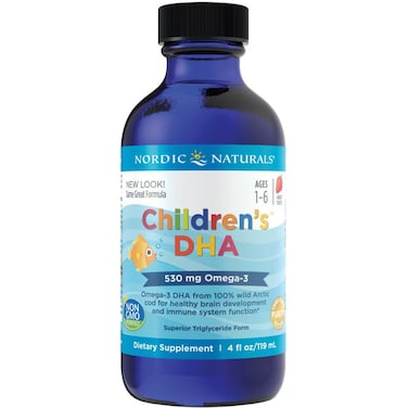 Nordic Naturals Children's DHA Supplement, Omega 3 Liquid, 119ml