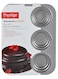 Bakemaster 2 Circle Cakelette Pan Chrome 0.6cm