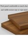 Wood End Table with Metal Frame, Side Table for Sofa and Bed