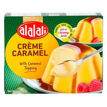 Al Alali Creme Caramel with Topping, 70g