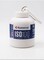 Protein Funnel Portable Supplement Powder Container Water Bottle Funnel Keychain (White/Blue)