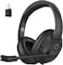 EKSA H6 Wireless Headset with Microphone &amp; USB Dongle [Up to 55 Hours &amp; 10 Metre Range] Bluetooth PC Headset with AI Noise Cancelling Mic, Over Ear Headphone for Business/Office/Home/Teams/Zoom