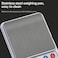 MH-555 600g x 0.01g High Accuracy Digital Electronic Portable Kitchen Scale Balance Device with 2.2 inch LCD Screen
