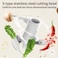 Electric Garlic Chopper 350ml USB Rechargeable Garlic Mincer with Food Grade Stainless Steel Blade Detachable Mini Food Chopper for Garlic Ginger Onion Meat Baby Food