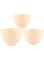 LANUOP Mixing Bowl 3 Pcs Facialmask Mixing Bowl Anti- drop Silicone DIY Facemask Bowl Cosmetic Stirring Bowls Massage Oil Dish Snack Serving Bowl for Skincare Products Yellow Beauty Bowl