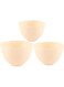 LANUOP Mixing Bowl 3 Pcs Facialmask Mixing Bowl Anti- drop Silicone DIY Facemask Bowl Cosmetic Stirring Bowls Massage Oil Dish Snack Serving Bowl for Skincare Products Yellow Beauty Bowl