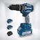Auto Family 21V Lithium-Ion Power, 1800 RPM, 120Nm High Torque Output, 1.5-13mm Chuck Capacity Brushless Cordless Drill Set, Double Battery Power Kit with Charger, Rechargeable Hand Drill