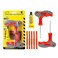 Auto Family 8 - Pcs Tubeless Tire Repair Tool Kit &ndash; Heavy Duty T-Handle Plug Tool Set, Tire Plugging Kit with Reamer, Rubber Strips &amp; Adhesive for Car, Motorcycle
