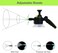 Auto Family 2.5L Hand Pump Pressure Sprayer Bottle &ndash; Garden Plant Mister, Adjustable Nozzle, Multi-Purpose Water Spray Bottle for Lawn, Cleaning &amp; Home Use (Black)