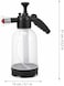 Auto Family 2L Hand Pump Pressure Sprayer Bottle &ndash; Garden Plant Mister, Adjustable Nozzle, Multi-Purpose Water Spray Bottle for Lawn, Cleaning &amp; Home Use (Transparent - Red)