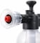 Auto Family 2L Hand Pump Pressure Sprayer Bottle &ndash; Garden Plant Mister, Adjustable Nozzle, Multi-Purpose Water Spray Bottle for Lawn, Cleaning &amp; Home Use (Transparent - Red)