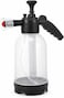 Auto Family 2L Hand Pump Pressure Sprayer Bottle &ndash; Garden Plant Mister, Adjustable Nozzle, Multi-Purpose Water Spray Bottle for Lawn, Cleaning &amp; Home Use (Transparent - Red)