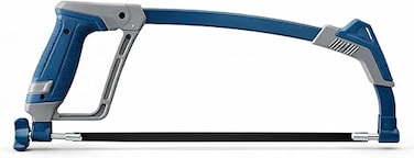 Auto Family Heavy-Duty Adjustable Hand Hacksaw Frame &ndash; Ergonomic Grip, Durable Steel Blade, Multi-Purpose Cutting Tool for Metal, PVC &amp; Wood (Model 1)