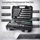 AUTO FAMILY Precision 82 Pcs Ratcheting Screwdriver &amp; Socket Bit Set &ndash; Repair Tool Kit with Magnetic Driver, Multi-Tool Screwdriver Tool Set with Box Alloy Steel Small Electric