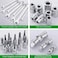 AUTO FAMILY Precision 121 Pcs Ratcheting Screwdriver &amp; Socket Bit Set &ndash; Repair Tool Kit with Magnetic Driver, Multi-Tool Screwdriver Tool Set with Box Alloy Steel Small Electric