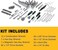AUTO FAMILY Precision 218 Pcs Ratcheting Screwdriver &amp; Socket Bit Set &ndash; Repair Tool Kit with Magnetic Driver, Multi-Tool Screwdriver Tool Set with Box Alloy Steel Small Electric