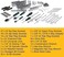 AUTO FAMILY Precision 218 Pcs Ratcheting Screwdriver &amp; Socket Bit Set &ndash; Repair Tool Kit with Magnetic Driver, Multi-Tool Screwdriver Tool Set with Box Alloy Steel Small Electric