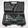AUTO FAMILY Precision 151 Pcs Ratcheting Screwdriver &amp; Socket Bit Set &ndash; Repair Tool Kit with Magnetic Driver, Multi-Tool Screwdriver Tool Set with Box Alloy Steel Small Electric