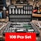 AUTO FAMILY Precision 108 Pcs Ratcheting Screwdriver &amp; Socket Bit Set &ndash; Repair Tool Kit with Magnetic Driver, Multi-Tool Screwdriver Tool Set with Box Alloy Steel Small Electric