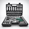 AUTO FAMILY Precision 108 Pcs Ratcheting Screwdriver &amp; Socket Bit Set &ndash; Repair Tool Kit with Magnetic Driver, Multi-Tool Screwdriver Tool Set with Box Alloy Steel Small Electric
