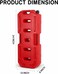 AUTO FAMILY 30L Portable Gasoline Fuel Can Red, Gas Container with Secure Cap, Petrol Storage Cans, Gasoline Oil Container Fuel Canister, Emergency Backup Gas Can Fuel Oil Petrol Storage